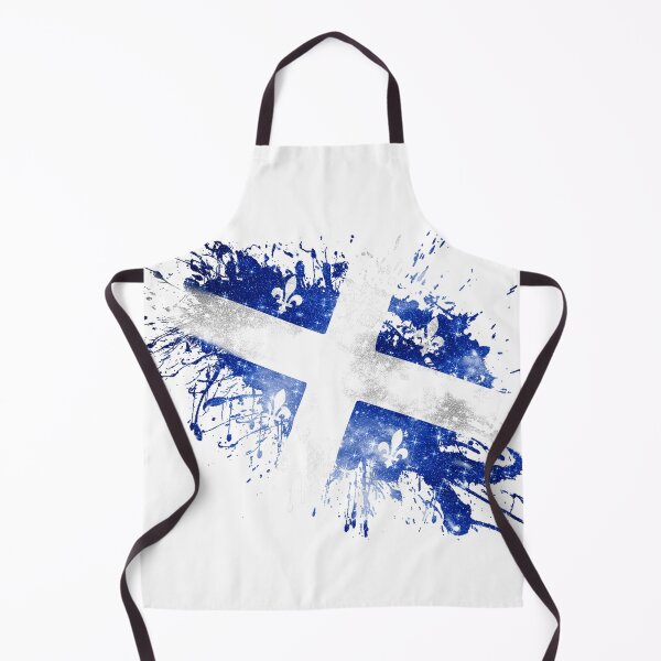 Item preview, Quebec Flag Paint Slash Art Montreal designed and sold by Jolly-Yosei.
