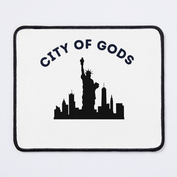 Item preview, City of Gods New York City Statue of Liberty shirt designed and sold by explorecity.