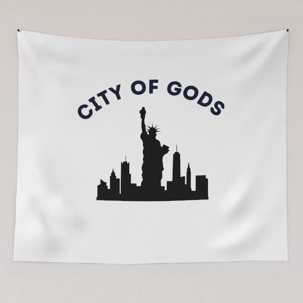 Item preview, City of Gods New York City Statue of Liberty shirt designed and sold by explorecity.