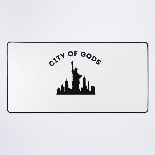 Item preview, City of Gods New York City Statue of Liberty shirt designed and sold by explorecity.