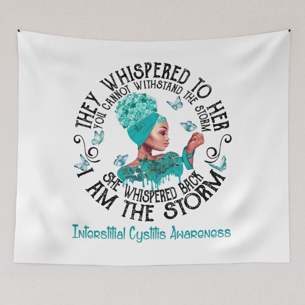 Item preview, Black Girl I Am The Storm Interstitial Cystitis Awareness designed and sold by Mnrshirley.