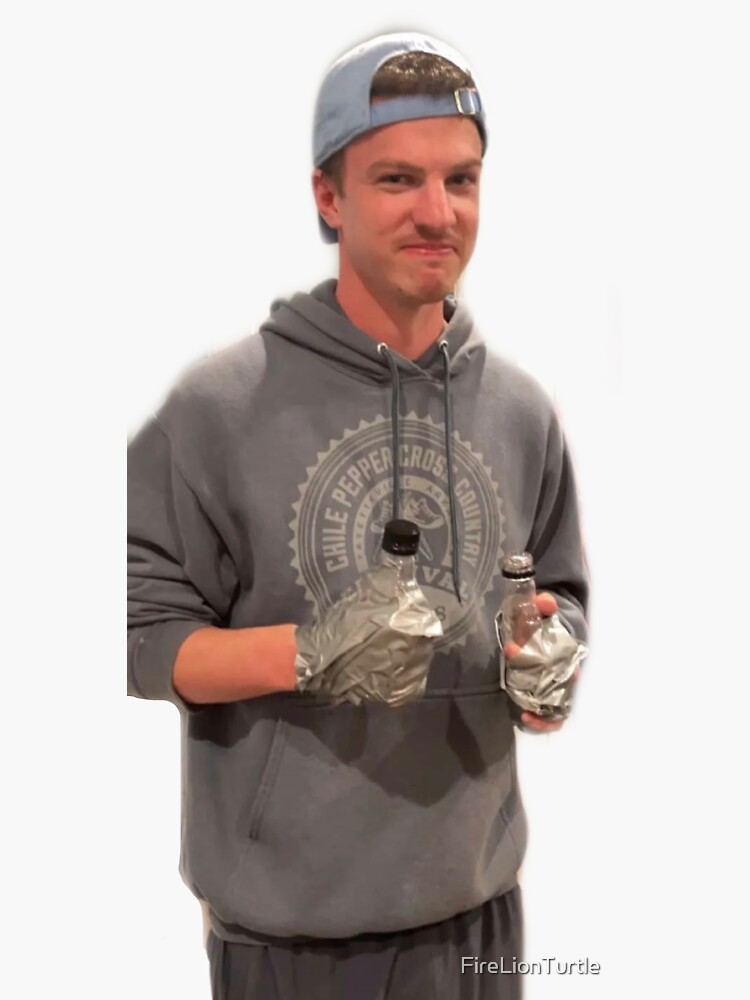 "Edward Four Loko Hands" Sticker by FireLionTurtle Redbubble