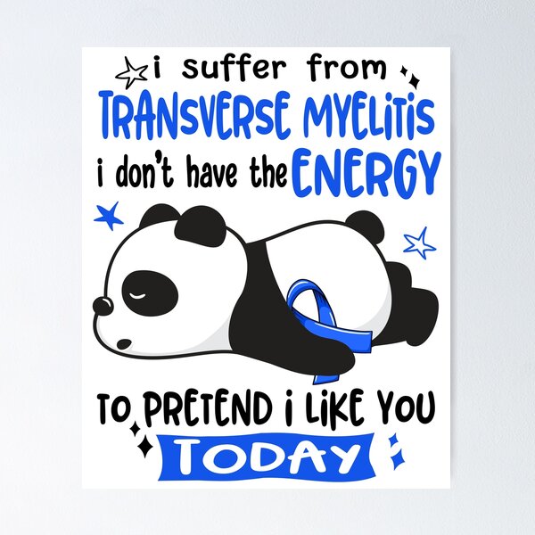 Artikelvorschau, Bewusstsein für Transverse Myelitis - Ich leide an Transverser Myelitis und habe HEUTE nicht die ENERGIE, so zu tun, als würde ich dich mögen entworfen und verkauft von Hilten.