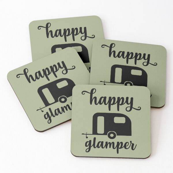 Item preview, HAPPY GLAMPER designed and sold by OverbeeDesigns.