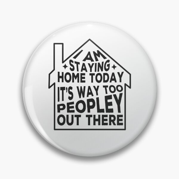 Item preview, It's Too Peopley Out There - Funny Introvert designed and sold by Cedroad Shirts.