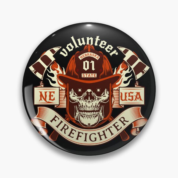 Item preview, Volunteer Firefighter Nebraska designed and sold by CattlettArt.
