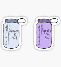 quench yoself x2 Sticker