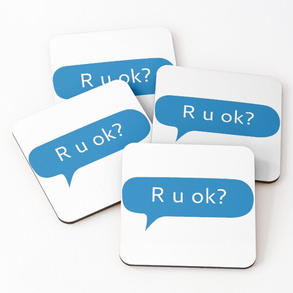 Item preview, R u ok text message designed and sold by Kerry Pritchard.