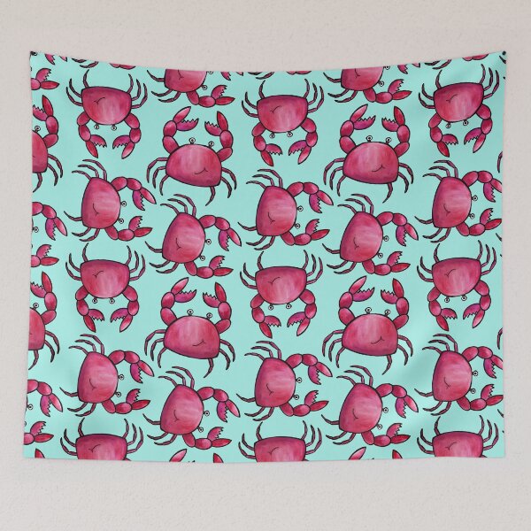Item preview, Watercolor Crab Print designed and sold by kmstudio.