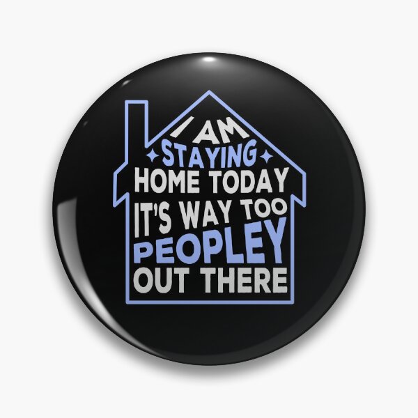 Item preview, It's Too Peopley Out There - Funny Introvert designed and sold by Cedroad Shirts.