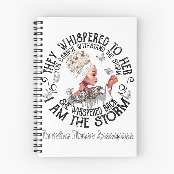 Item preview, Black Girl I Am The Storm Invisible Illness Awareness designed and sold by Mnrshirley.