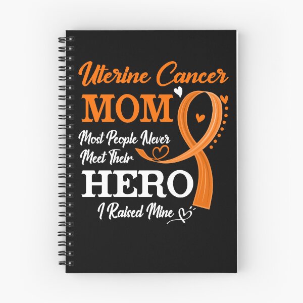 Item preview, Proud Uterine Cancer Mom Most People Never Meet Their Hero I Raised Mine Uterine Cancer Awareness designed and sold by Kohend.