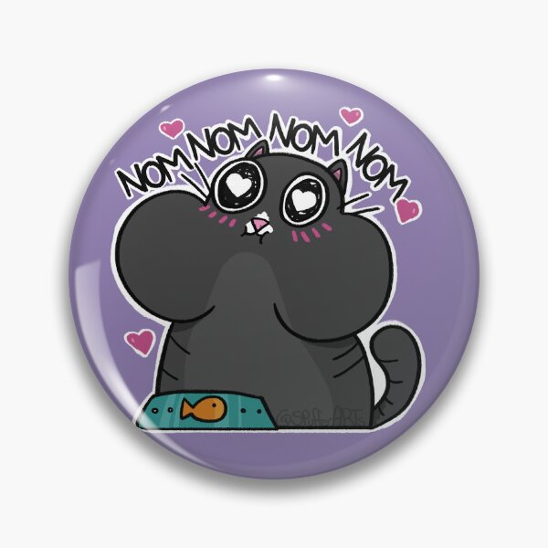 Item preview, Nom Nom Nom Happy Cat designed and sold by SPufferART.