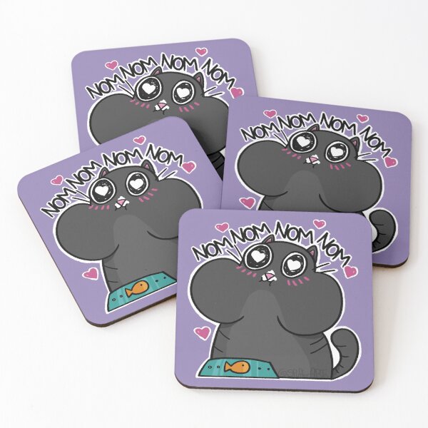 Item preview, Nom Nom Nom Happy Cat designed and sold by SPufferART.