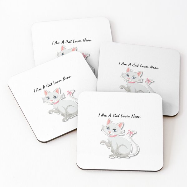 Aperçu de l'œuvre I am a cat lover neon créée et vendue par dngr shop.