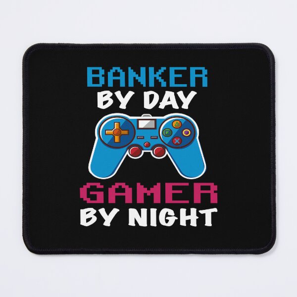 Item preview, banker By Day Gamer By Night shirt, Funny banker Gamer Birthday Gift, banker Dad Husband Boyfriend Video games Lovers Christmas Gift designed and sold by xlnv.