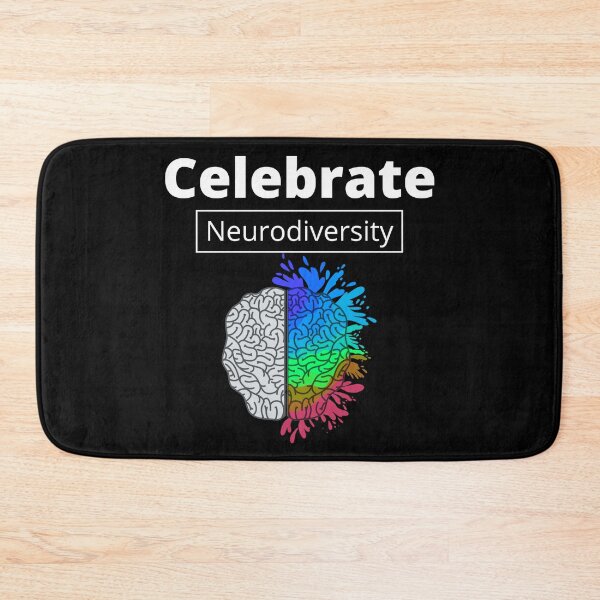 Item preview, Celebrate Neurodiversity Black and Gray designed and sold by The Love Quill.