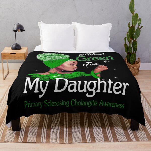 Item preview, Primary Sclerosing Cholangitis Awareness Black Girl I Wear Green For My Daughter designed and sold by tenjun16.