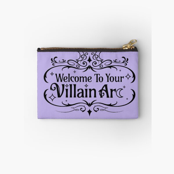 Item preview, Welcome to Your Villain Arc (BLK on Lilac) designed and sold by Caffinatedkitti.