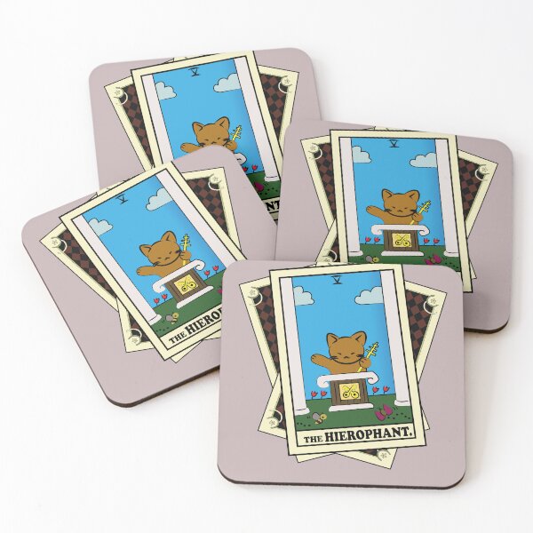 Item preview, TAROT CARDS DECK | THE HIEROPHANT. | FORTUNE CAT designed and sold by FalconLifeStore.
