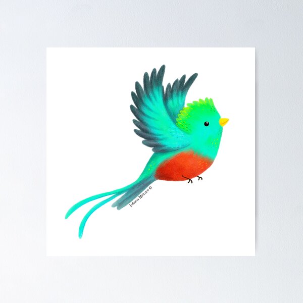 Item preview, Quetzal bird designed and sold by julianamotzko.
