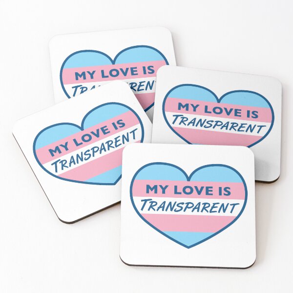 Item preview, My Love is Transparent | Transgender Dad Joke | Trans Mom Heart Shirt designed and sold by Mishcana.