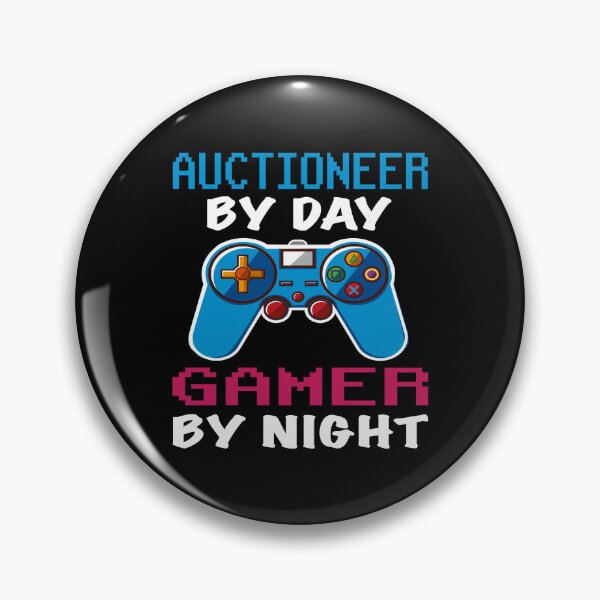 Item preview, auctioneer By Day Gamer By Night shirt, Funny auctioneer Gamer Birthday Gift, auctioneer Dad Husband Boyfriend Video games Lovers Christmas Gift designed and sold by xlnv.