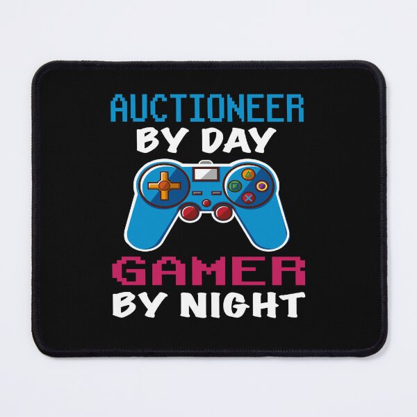 Item preview, auctioneer By Day Gamer By Night shirt, Funny auctioneer Gamer Birthday Gift, auctioneer Dad Husband Boyfriend Video games Lovers Christmas Gift designed and sold by xlnv.