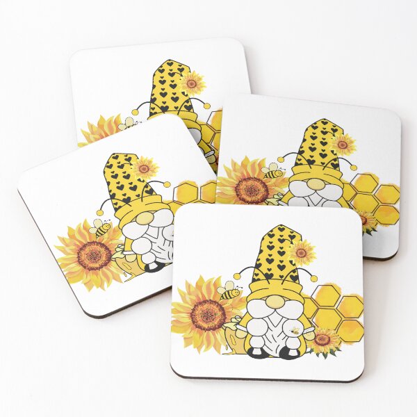 Item preview, Honeybee Sunflower Gnomie designed and sold by Holisticfox.