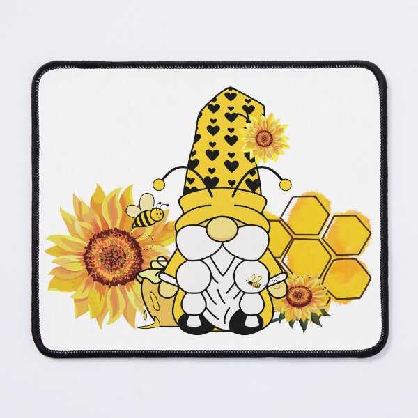 Item preview, Honeybee Sunflower Gnomie designed and sold by Holisticfox.