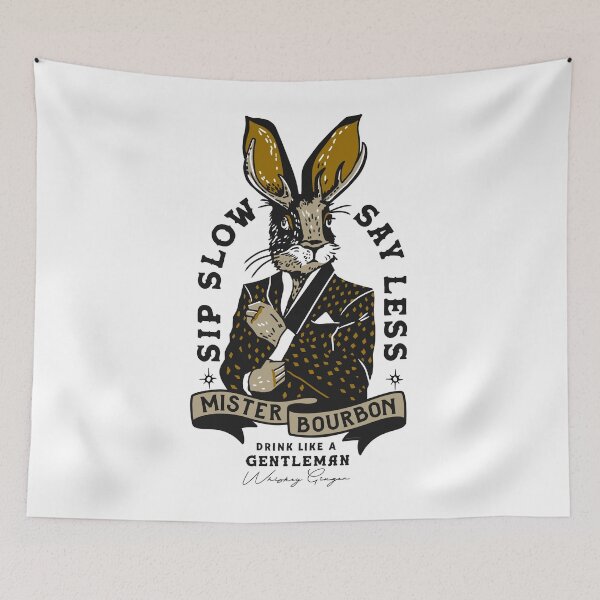 Item preview, Mister Bourbon Jackalope: Drink Like A Gentleman designed and sold by The Whiskey Ginger Design Shop.