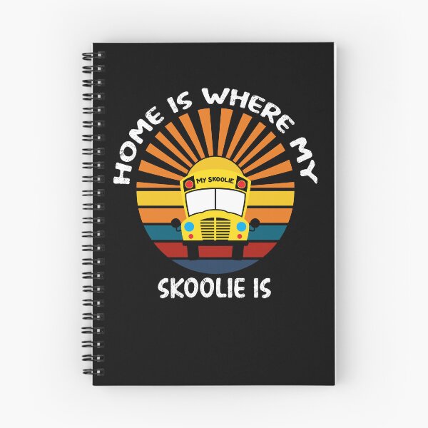 Item preview, Skoolie Life - Home Is Where My Skoolie Is - For dark colors. designed and sold by thewildskoolie.