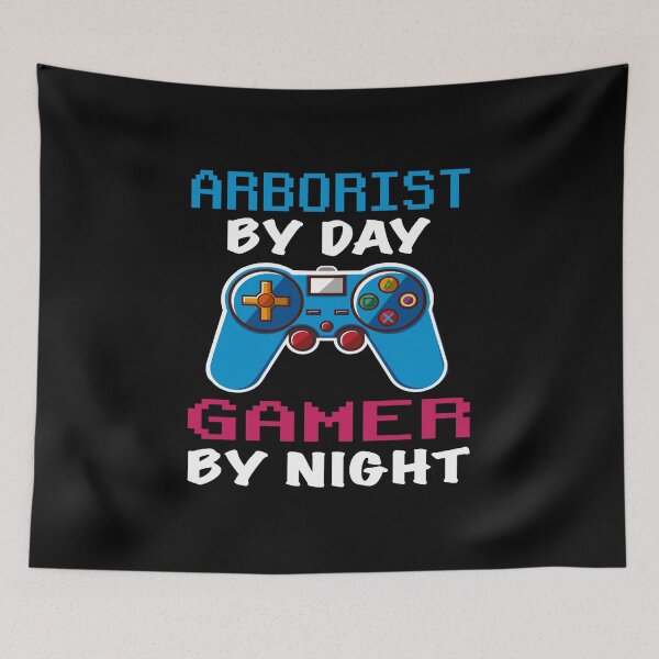 Item preview, Arborist By Day Gamer By Night shirt, Funny Arborist Gamer Birthday Gift, Arborist Dad Husband Boyfriend Video games Lovers Christmas Gift designed and sold by xlnv.