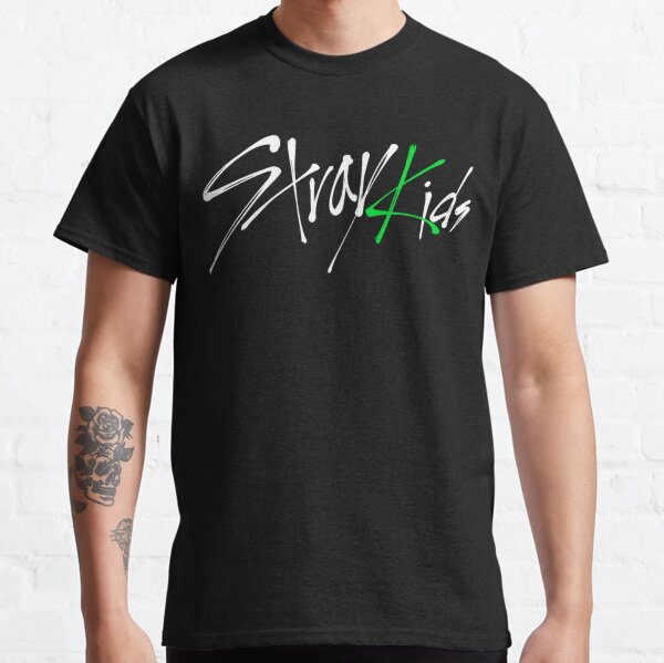 Stray Kids Oddinary Frankenstein Version Green Logo Classic T-Shirt
