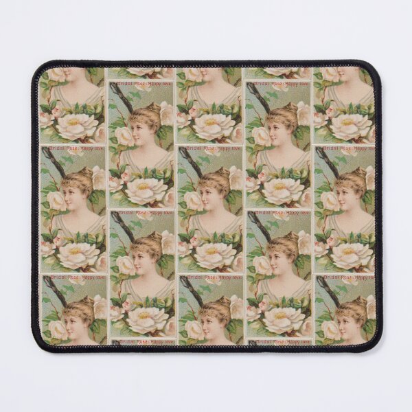 Item preview, Bridal Rose: Happy Love, 1892 | Language of Flowers Trading Card N75 designed and sold by CurrantJam.