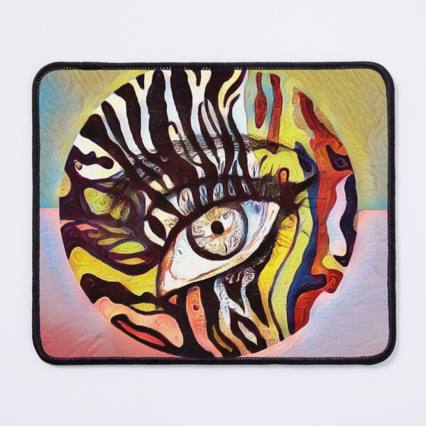 Item preview, One-Eyed Lady Pink Green designed and sold by QArtXchange.