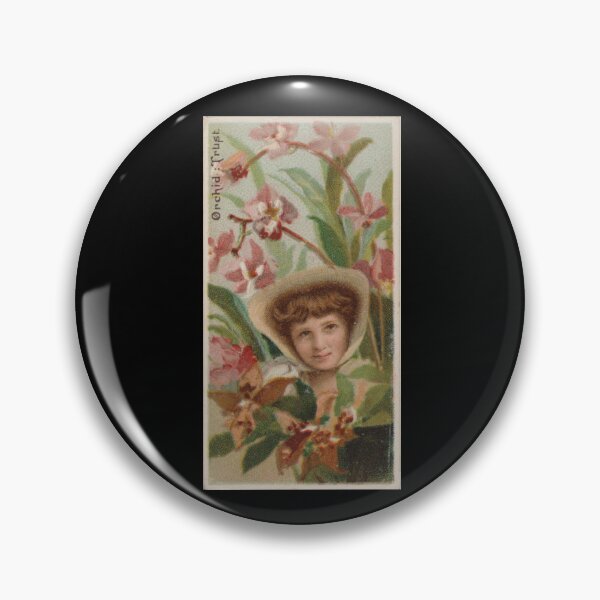 Item preview, Orchid: Trust, 1892 | Language of Flowers Trading Card N75 designed and sold by CurrantJam.