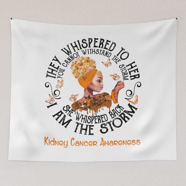 Item preview, Black Girl I Am The Storm Kidney Cancer Awareness designed and sold by Mnrshirley.
