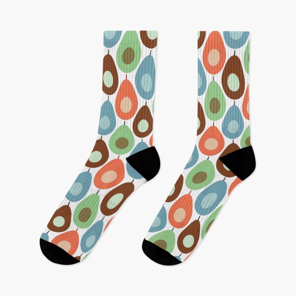 Item preview, colourful avocados pattern #2 designed and sold by HouseOfBert.