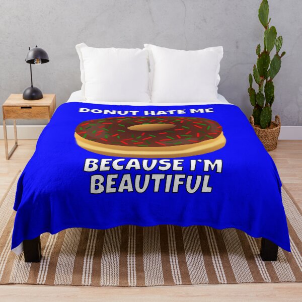Item preview, Funny Donut Pun Humor Donut Hate Me Because I'm Beautiful designed and sold by fantasticdesign.