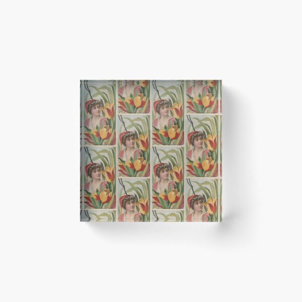 Item preview, Tulip: A Declaration of Love, 1892 | Language of Flowers Trading Card N75 designed and sold by CurrantJam.