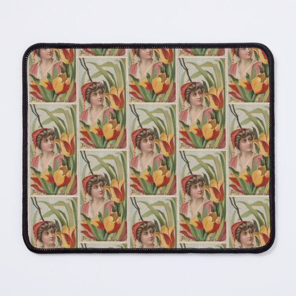 Item preview, Tulip: A Declaration of Love, 1892 | Language of Flowers Trading Card N75 designed and sold by CurrantJam.