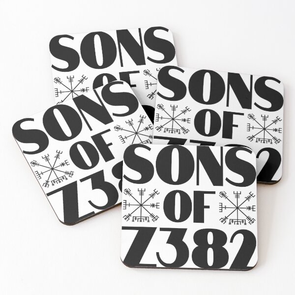 Item preview, "Sons of Z382" Text With Vegvisir designed and sold by jrfiiANIMATION.