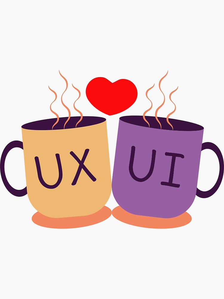 "Funny ui ux mugs" Sticker by SpaceUIUX | Redbubble image.
