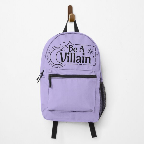 Item preview, Be A Villain (BLK on Lilac) designed and sold by Caffinatedkitti.