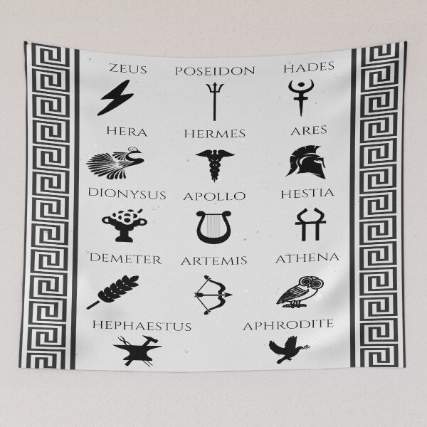Item preview, Greek God Symbols designed and sold by Mytherialist.