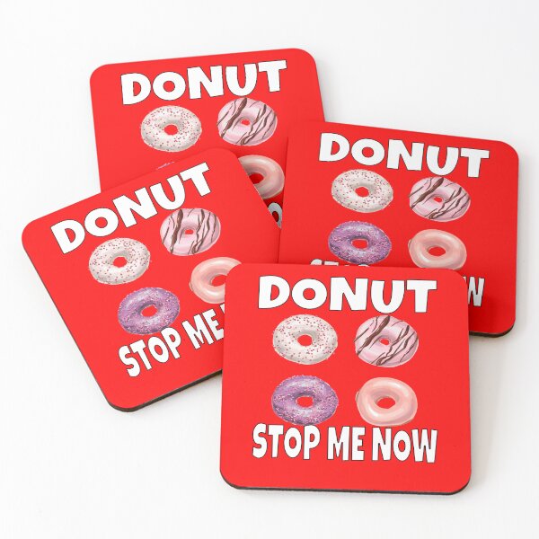 Item preview, Funny Donut Pun Humor Donut Stop Me Now designed and sold by fantasticdesign.