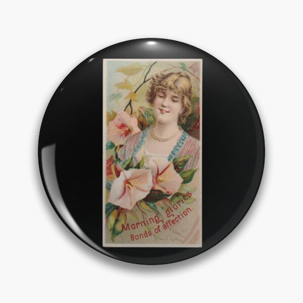 Item preview, Morning Glories: Bonds of Affection, 1892 | Language of Flowers Trading Card N75 designed and sold by CurrantJam.