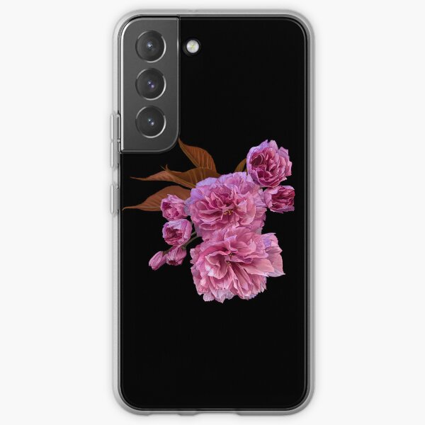 Floral Cherry Blossom Flowers Samsung Galaxy Soft Case
