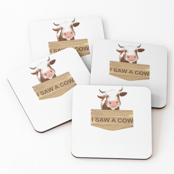 Item preview, Sorry i'm late i saw a cow, vintage gift for cow lovers designed and sold by CRO-DESIGN.